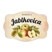 Etiketa na fľašu Jablkovica ZV9 