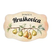 Etiketa na fľašu Hruškovica ZV9 
