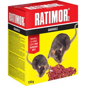 Peletová návnada na myši a potkany 150g  Ratimor 