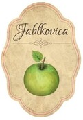 Etiketa na fľašu Jablkovica 
